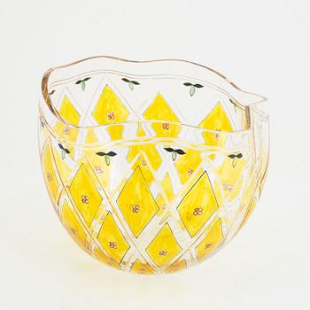 Gunnar Cyrén, a glass vase, Orrefors, Gallery, Sweden, 1992.