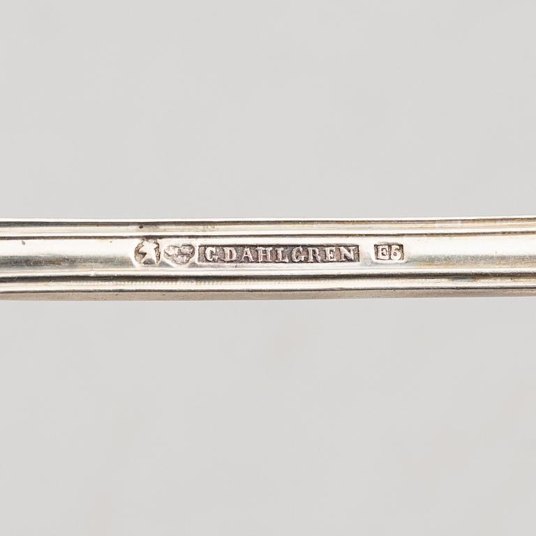 A Silver Cutlery, model "Olga", some GAB, Stockholm 1960 (99 pieces).