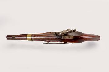 A Swedish percussion pistol, for the Armed Forces, 1854 Navy pattern.