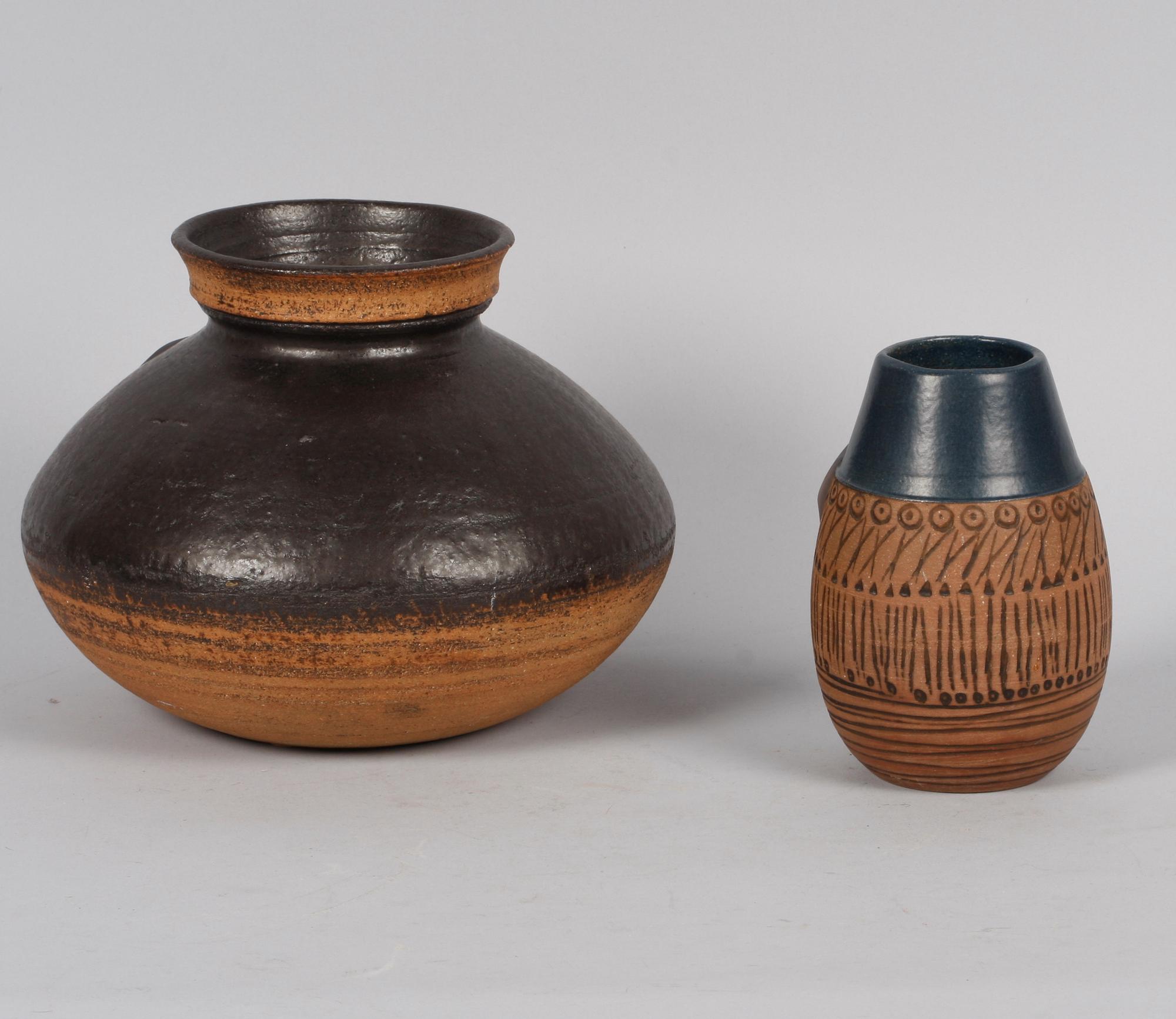 PARTI STENGODS, 2 delar, Lisa Larson resp Karin Björquist, Gustavsberg.