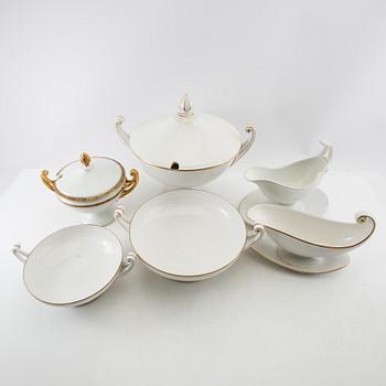 Service pieces 6 pcs Empire style including Rörstrand early 20th century porcelain.