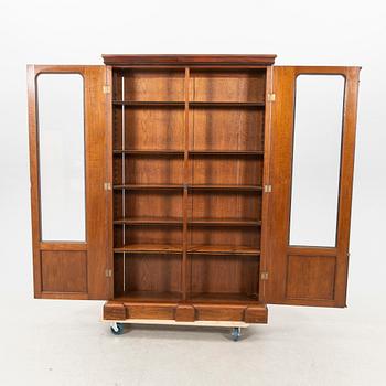 A late Empire mahogany book case.