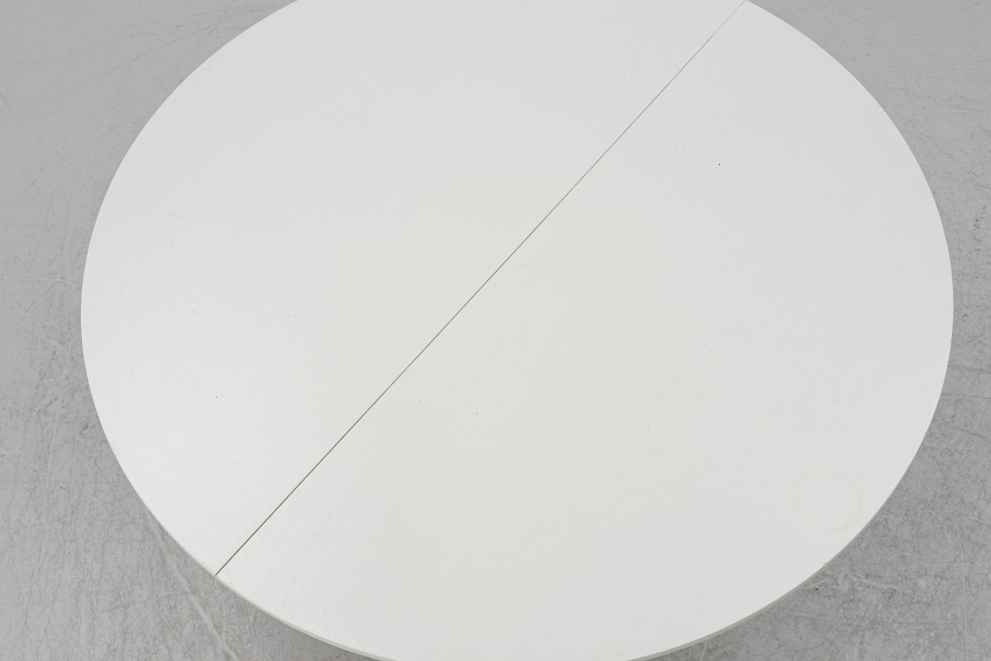 A Gustavian style table, second half of the 20th century.