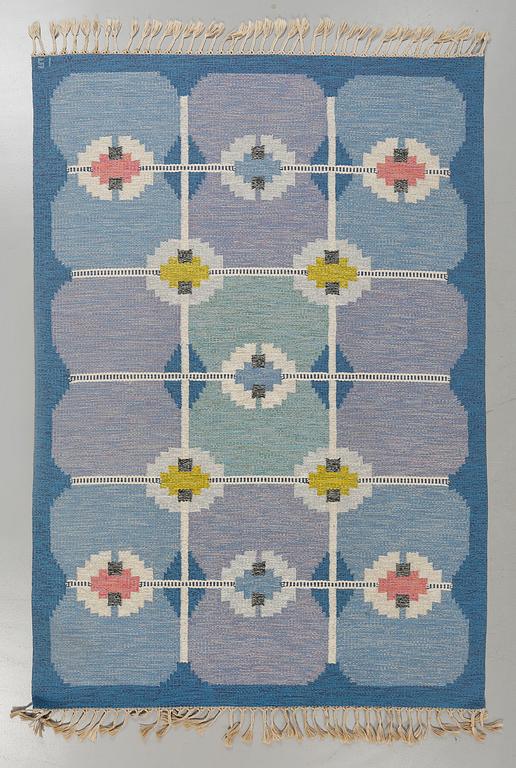 MATTA, rölakan, Ingegerd Silow, monogramsignerad, 1900-talets andra hälft, ca 167 x 232 cm.