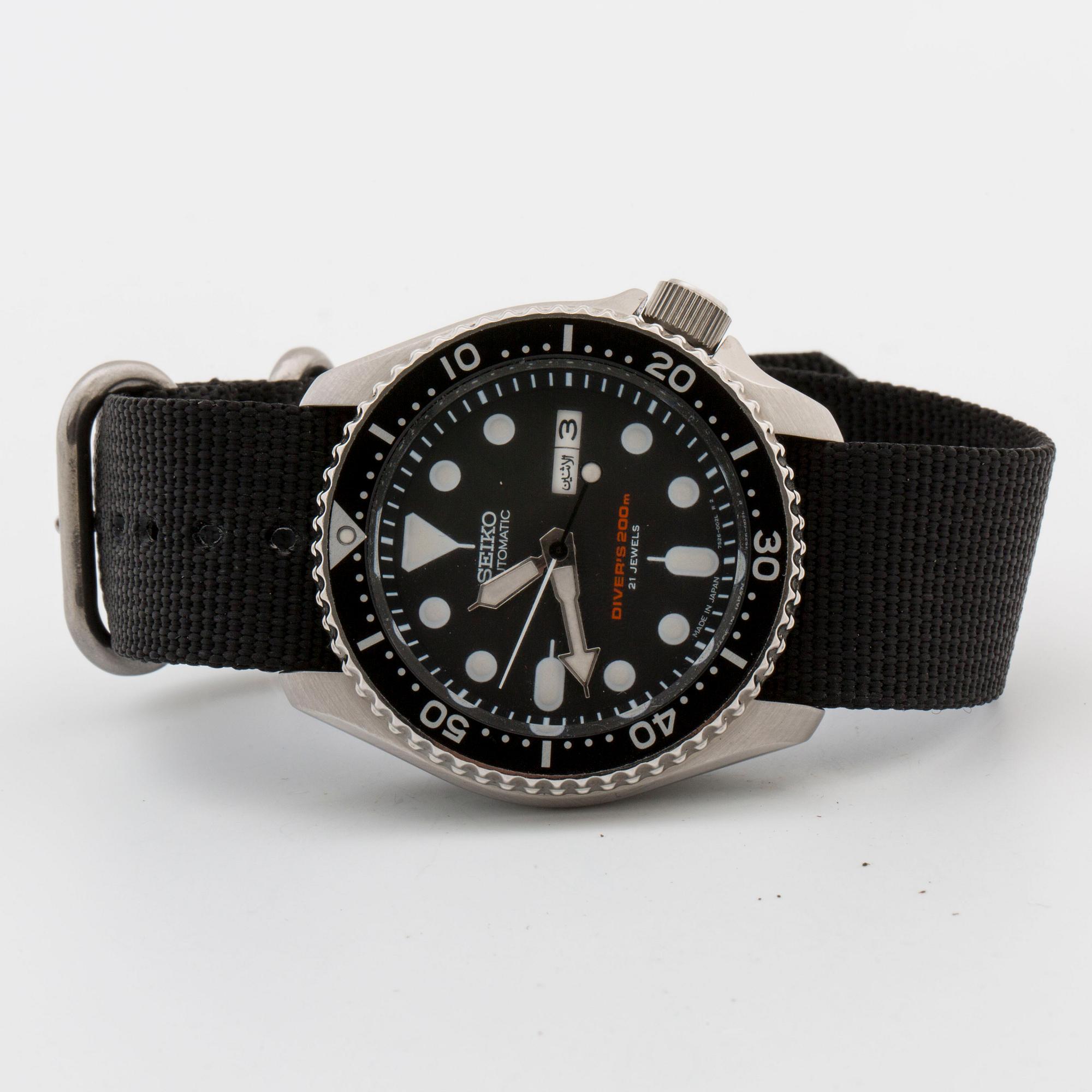SEIKO, Drivers 200m, wristwatch, 42 mm,