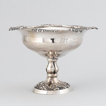 A swedish silver bowl, mark of  JP Forsberg, Luleå 1883.
