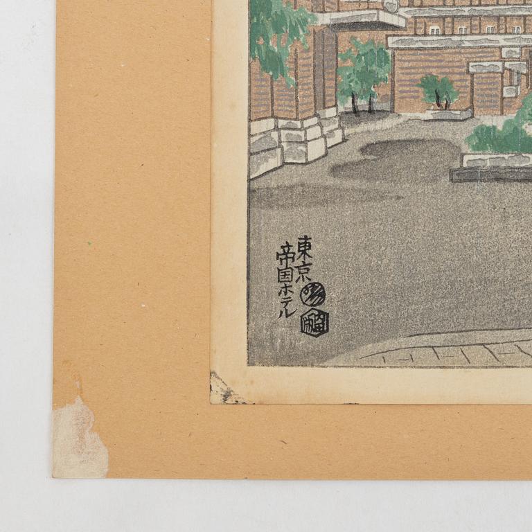 Eiichi Kotozuka,  "Frank Lloyd Wright Imperial Hotel", omkring 1950.