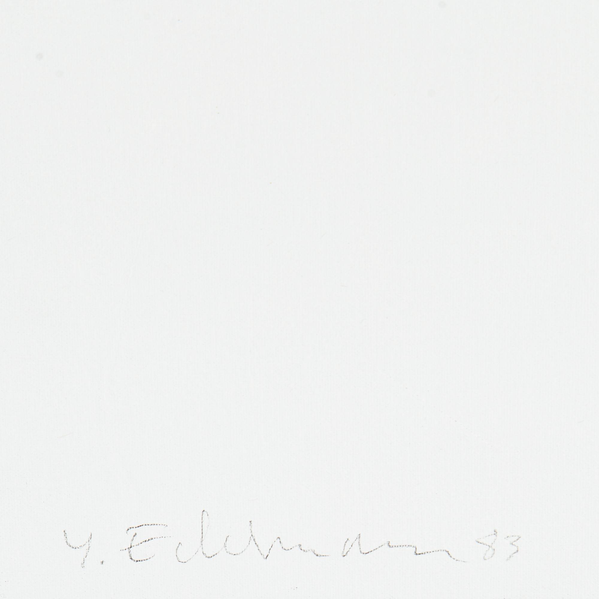 YRJÖ EDELMANN, oil on canvas, signed and dated -83.
