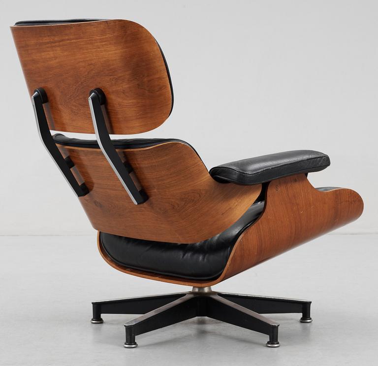 FÅTÖLJ, "Lounge Chair", Charles & Ray Eames, Vitra. 1970-tal.