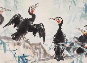 Lin Kai, Cormorants.