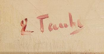 Eugen Taube, olja på duk, signerad.