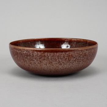 Carl-Harry Stålhane, a unique stoneware bowl, Rörstrand, 1958.