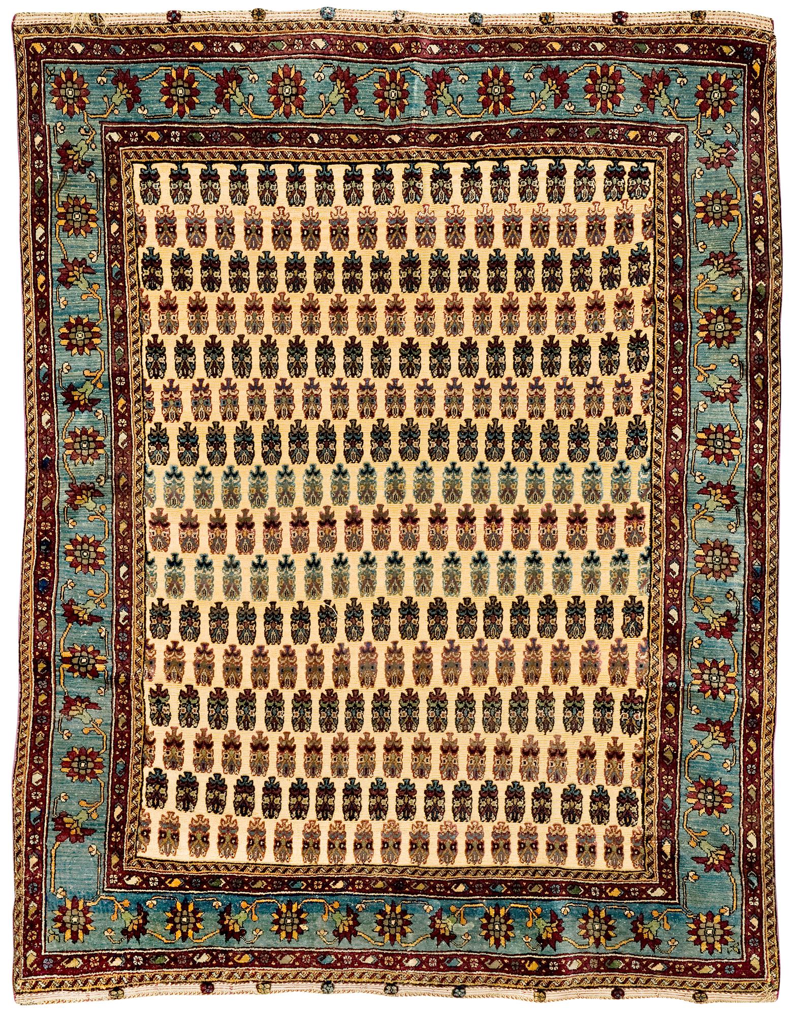 SEMIANTIK SILKE KESHAN RELIEF. 121 x 94,5 cm.