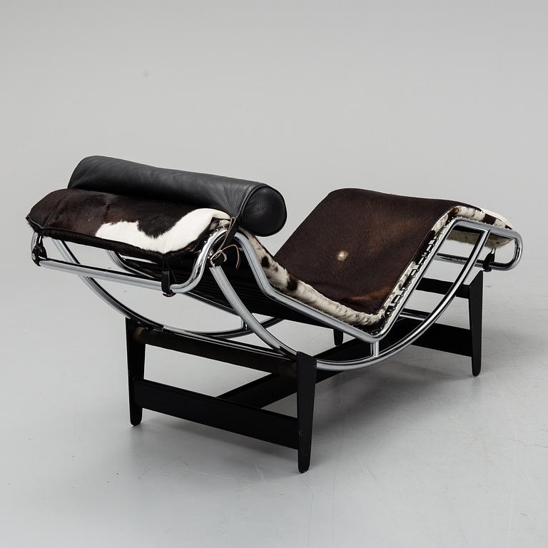 LE CORBUSIER, PIERRE JEANNERET, CHARLOTTE PERRIAND an LC4 chaise longue, Cassina, Italy.