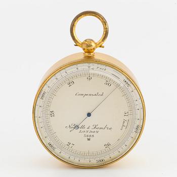 ALTIMETER, Negretti & Zambra, London, 1820s.