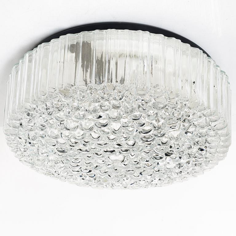 Ceiling lamp, model 70194, Glashütte Limburg, second half of the 20th century.