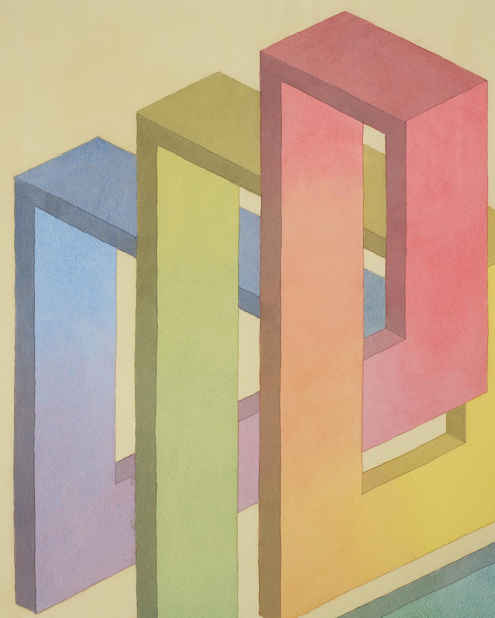 OSCAR REUTERSVÄRD, watercolor, signed and dated 1998 on verso.