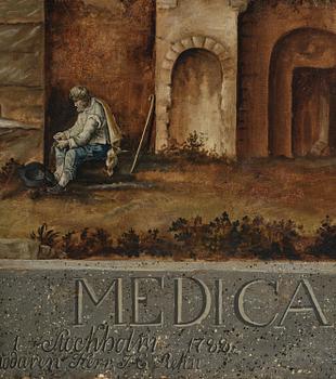 Carl Magnus Berggren, "Minerva Medica" (After J E Rehn 1717-1793).