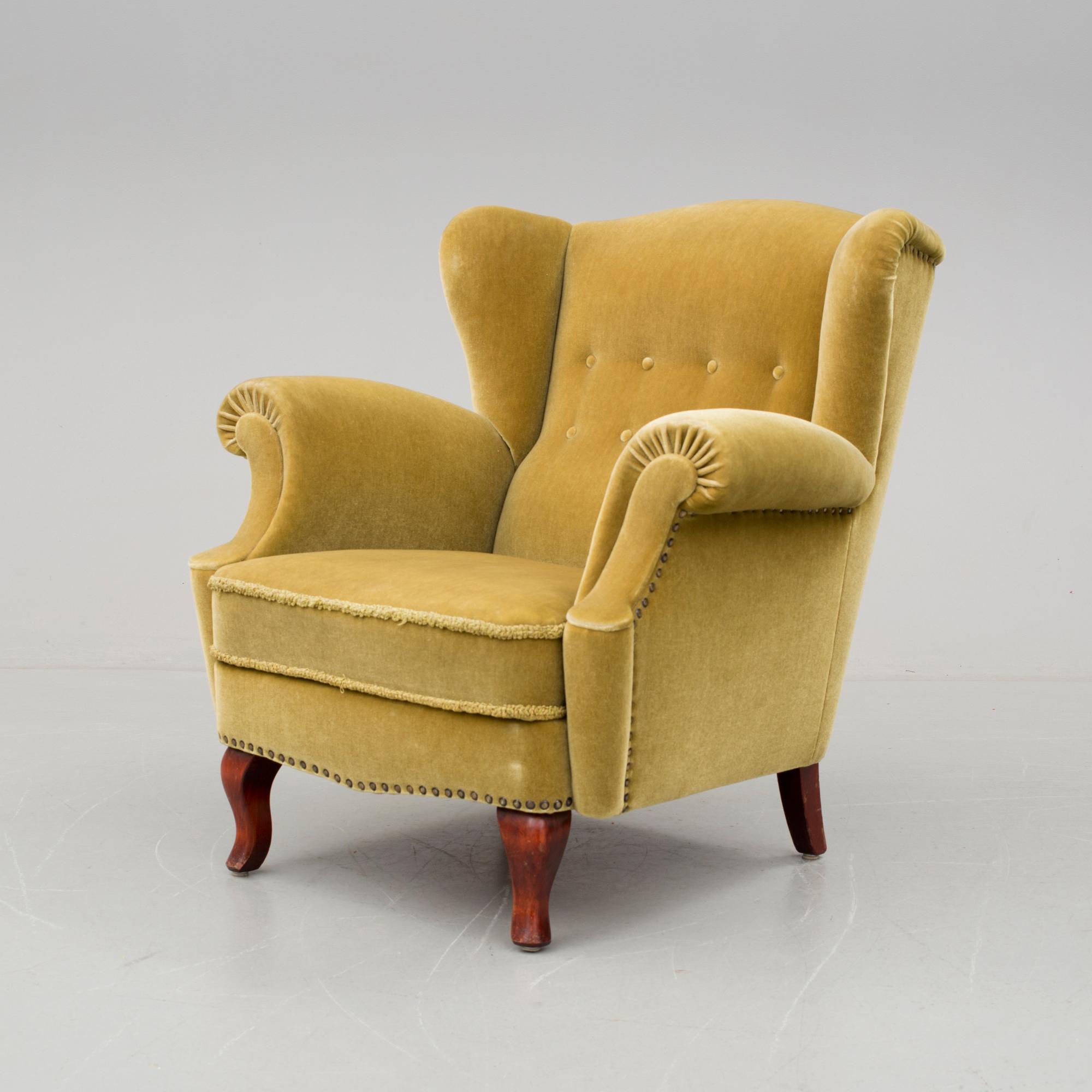 FÅTÖLJ, 1930-/40-tal.