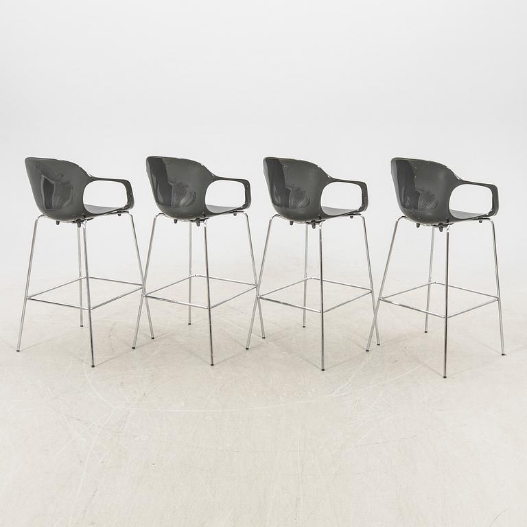Kasper Salto, bar stools 4 pcs "KS 69 NAP" for Fritz Hansen 2017.