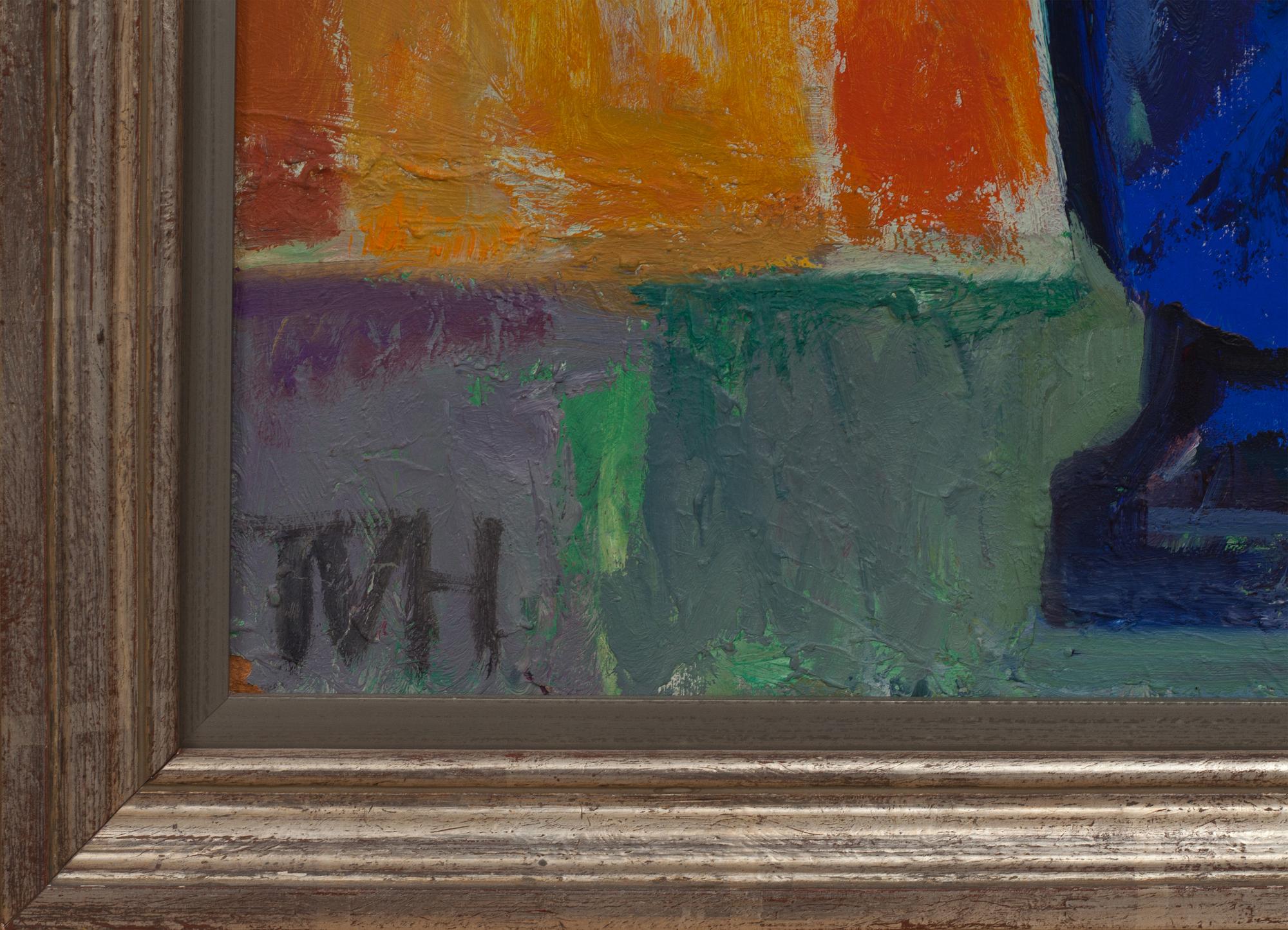 TORA VEGA HOLMSTRÖM, olja på pannå, monogramsignerad, a tergo daterad 1944.