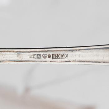 A Swedish silver cutlery set, model "Svensk", GAB, Eskilstuna 1987-1989 (148 pieces).