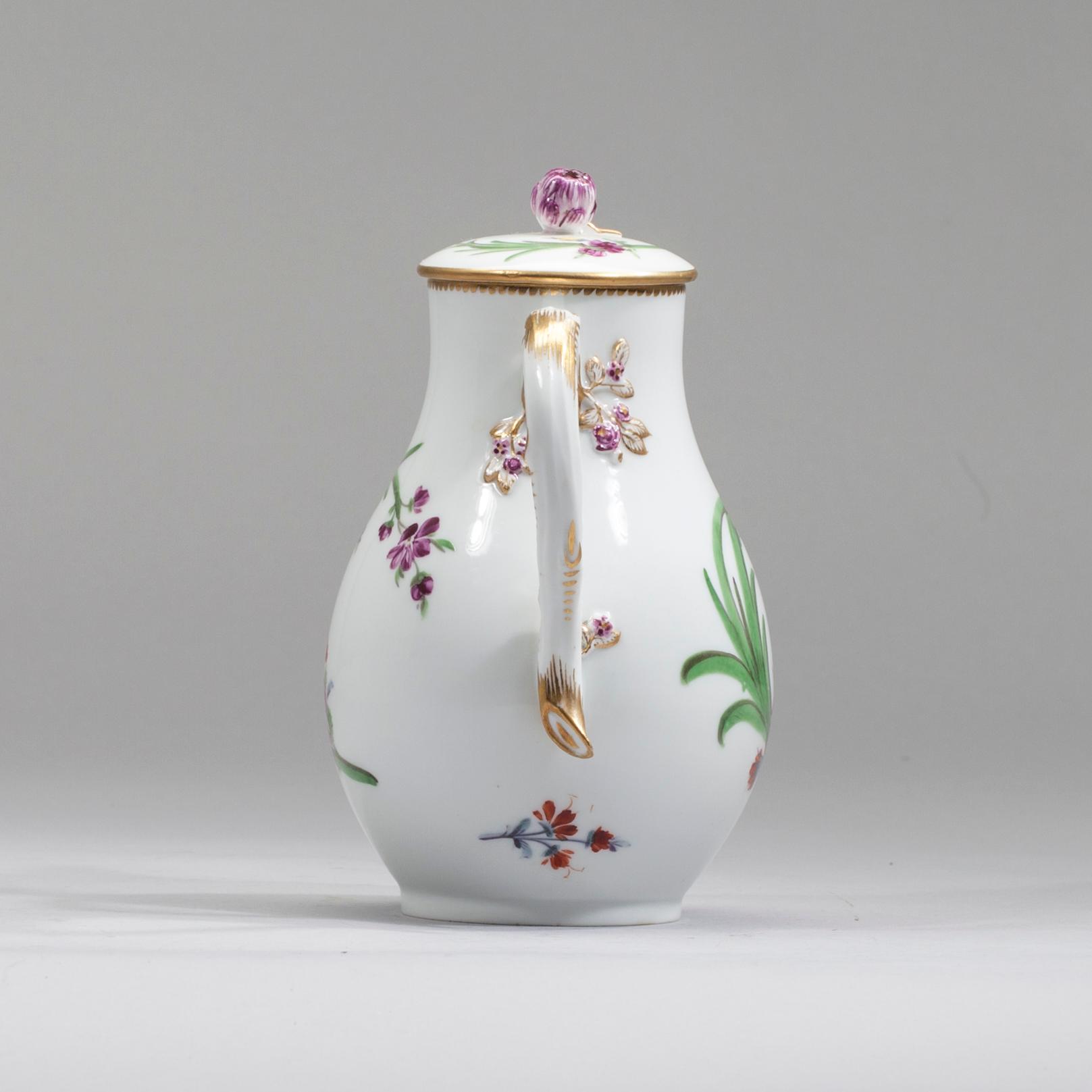KAFFEKANNA, porslin, Meissen, Marcolini period  1774-1814.