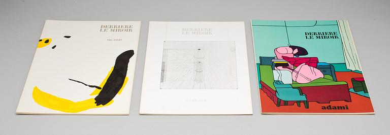 TIDSKRIFTER, 15 st, "Derriere le Miroir". Innehållande litografier.