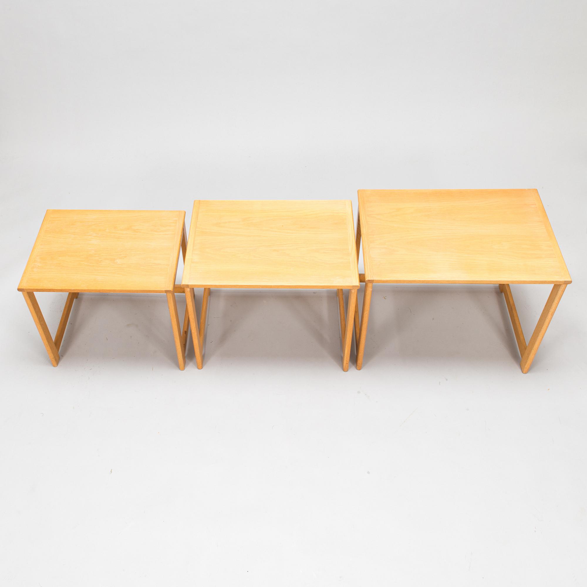 Satsbord, 3 delar, 1950-60-tal.