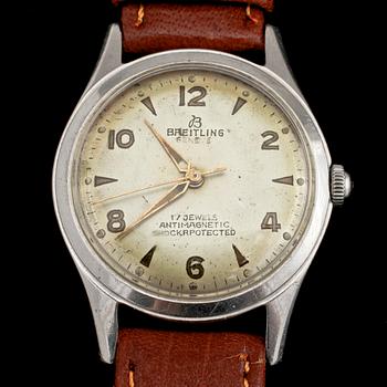 ARMBANDSUR, 3 st, Breitling, 1900-talets tredje kvartal.