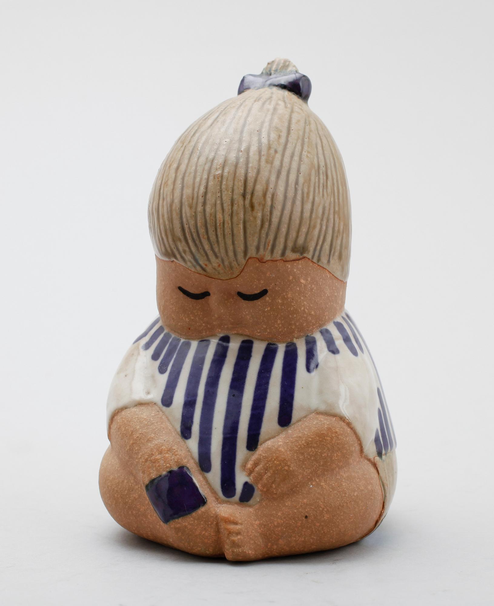FIGUR, stengods, "Johanna", Lisa Larson, Gustavsberg.