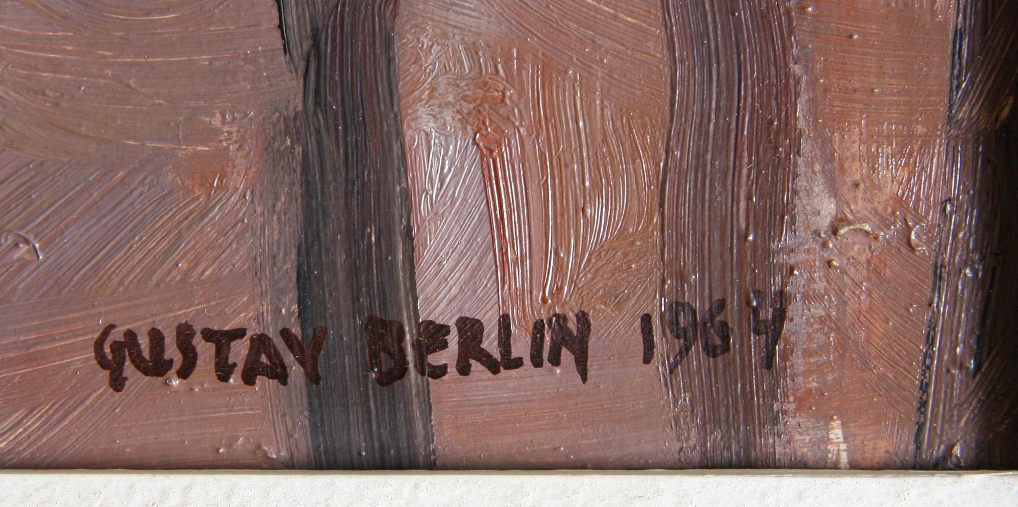 BERLIN, GUSTAV, 2 st, oljor, sign o dat 1964-1975.