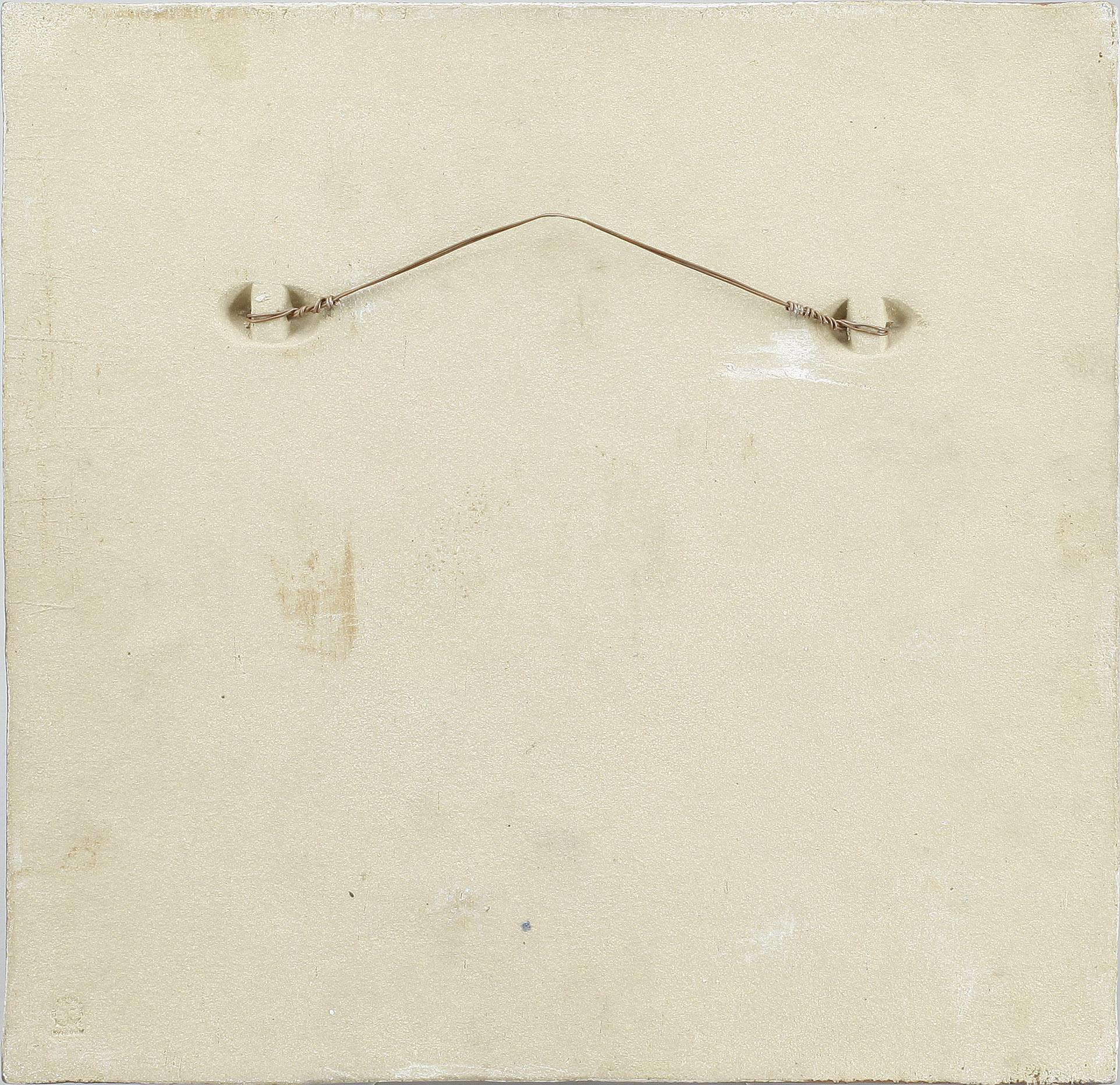 VÄGGPLAKETT, stengods, Stig Lindberg, Gustavsberg, 1900-talets.