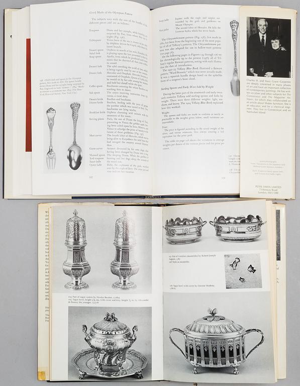 BOOKS, 5 vol. About silver.