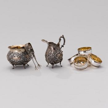 A SET OF NINE FINNISH SILVER OBJECTS.