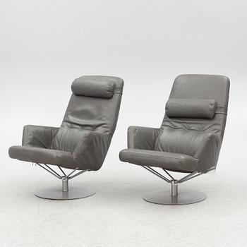Kenneth Bergenblad, armchairs, a pair, "Superroto", Dux, model designed in 1987.