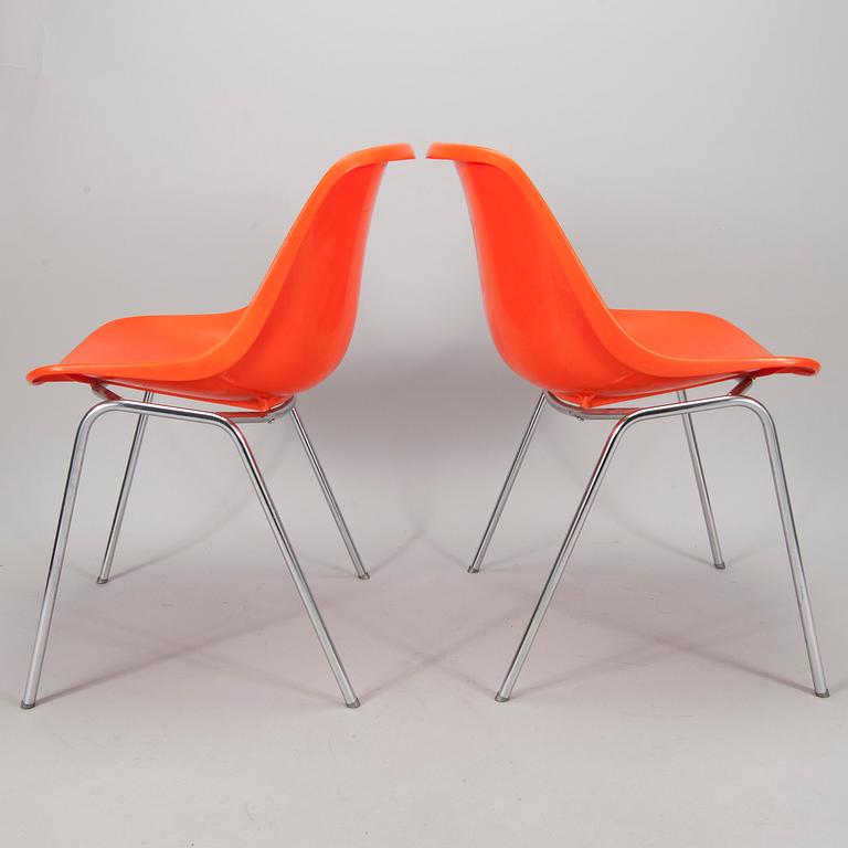 STOLAR, 4 st, "Polaris" design Eero Aarnio, Asko. Modellen formgiven 1966.