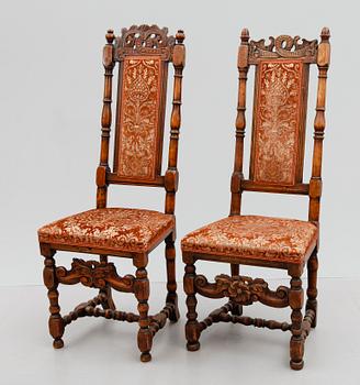 STOLAR, 2 st, barock, 1700-tal.