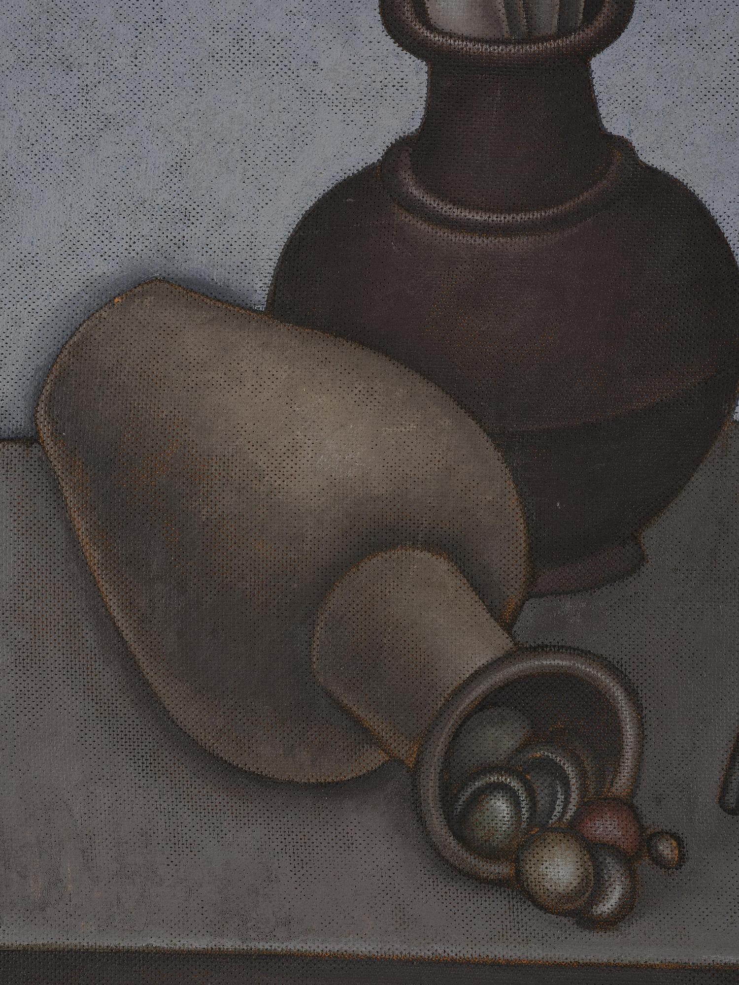 Dimitri Mikhailovich Krasnopevtsev, Still life with vases.