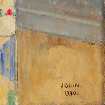 Einar Jolin, Elegant lady in a pearl necklace.