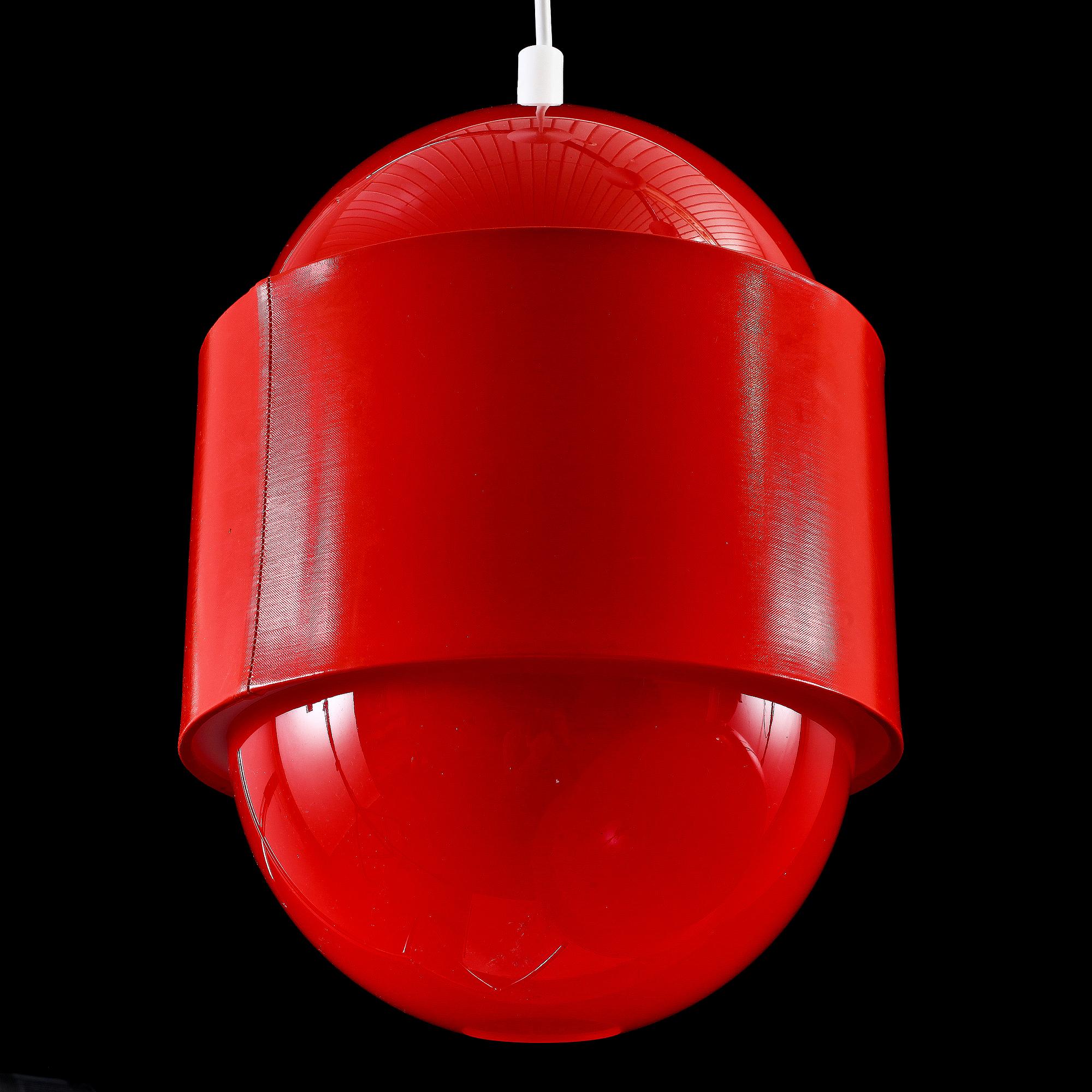 TAKLAMPOR, 3 st, "Globo ring", Uno & Östen Kristiansson, Luxus, 1970-tal.