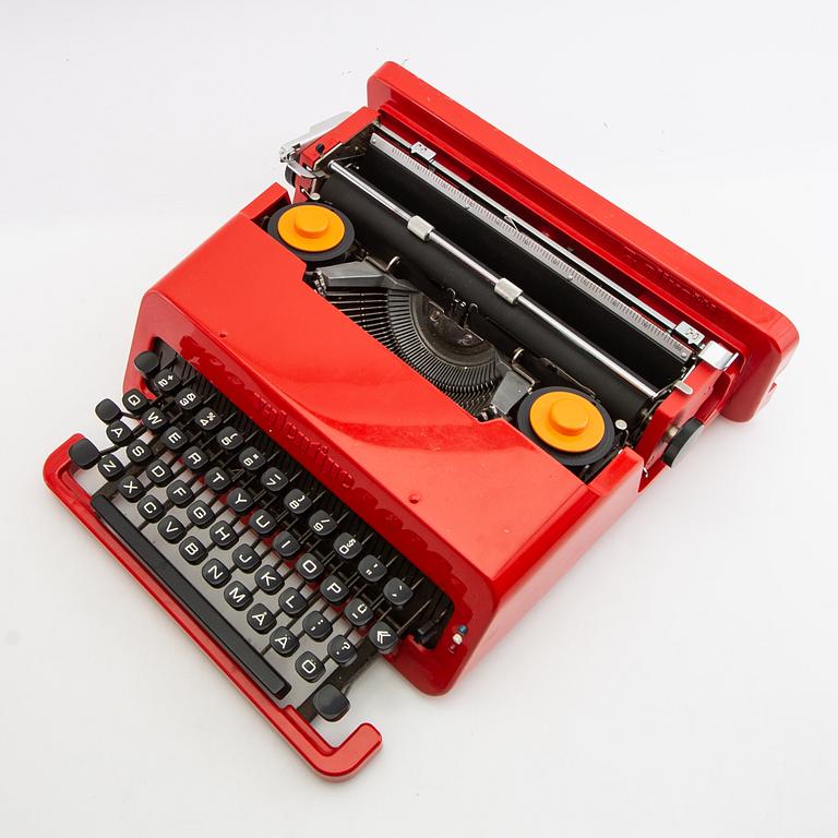 Ettore Sottsass, typewriter, "Valentine s", Olivetti, Italy.