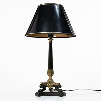 Table lamp, Empire style, 20th century.