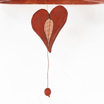 Gunilla Ståhle, a wall clock, own studio, Nyköping.