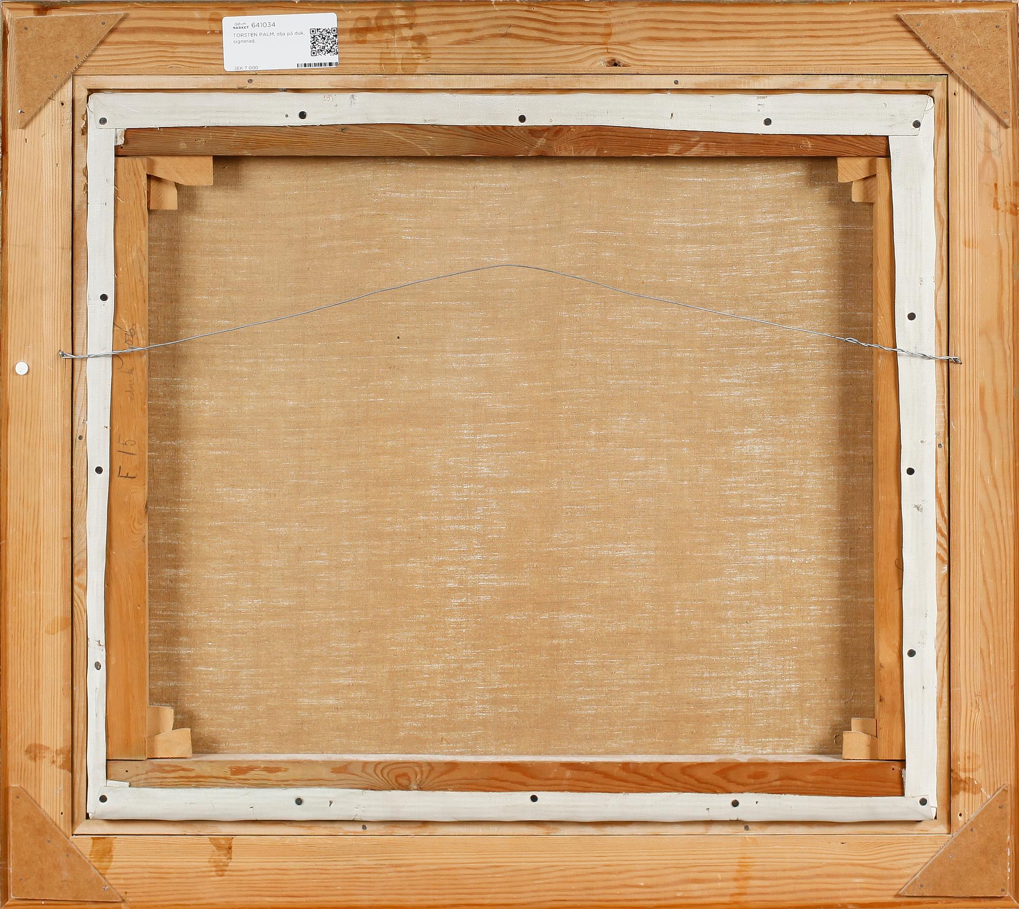 TORSTEN PALM, olja på duk, signerad.