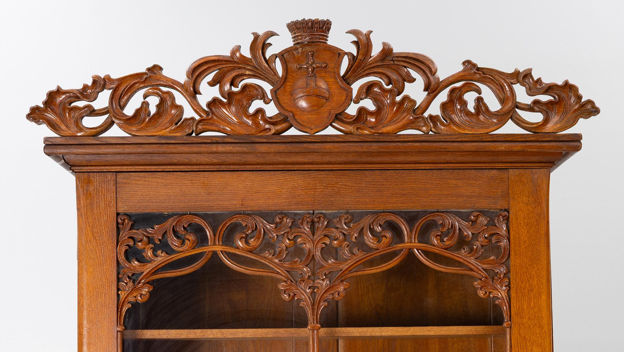 A bookcase, late Empire, second half of the 19th century.