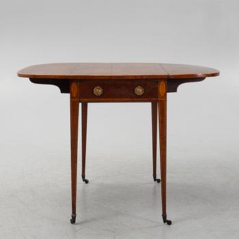 Klaffbord, engelskt, sk "Pembroke table", George III, 1800-talets början.