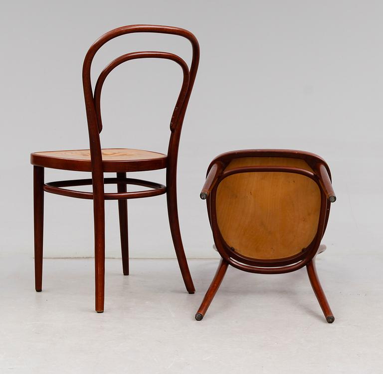 STOLAR, 3 st, Thonet, 1900-talets första hälft.