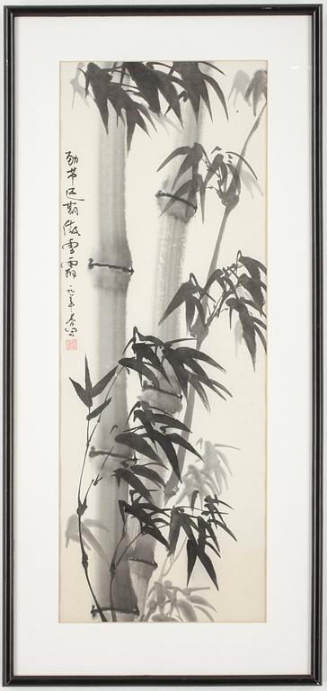 OKÄND KONSTNÄR, tuschlavering, Kina, 1900-tal, signerad.