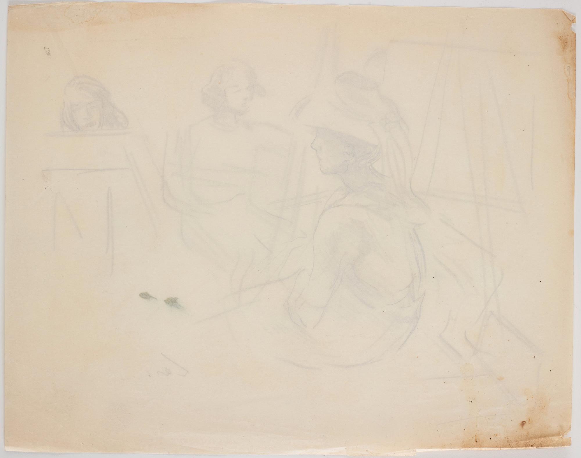 Model and students.